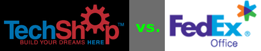 Comparison Cost of Large Printing at TechShop Vs. Fedex Office