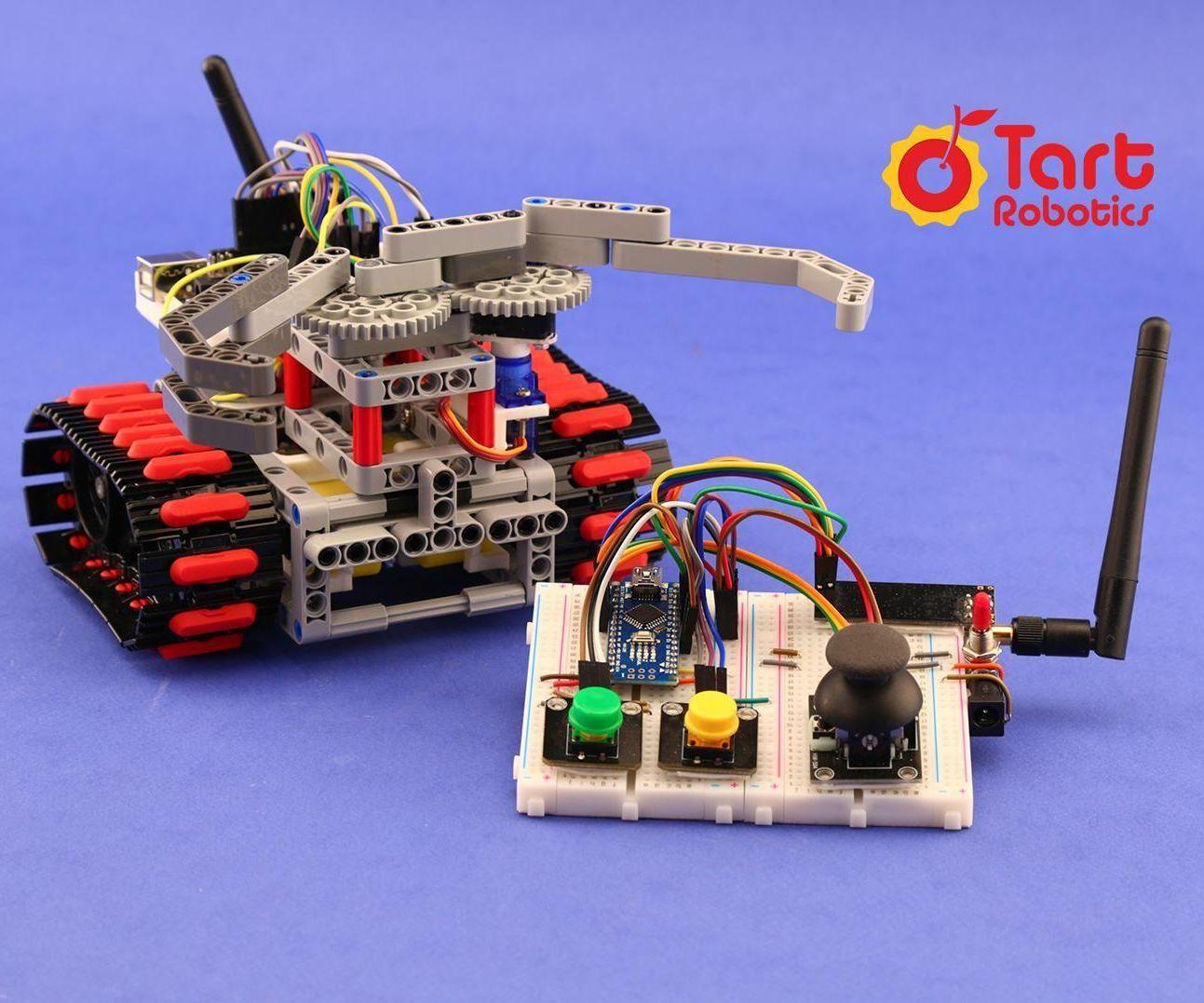 A DIY Rescue Robot With Arduino, 3D Printed, and Lego-compatible Parts