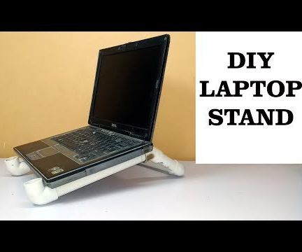 DIY Laptop Stand With PVC Pipes