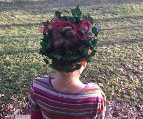 Christmas Wreath Hairstyle