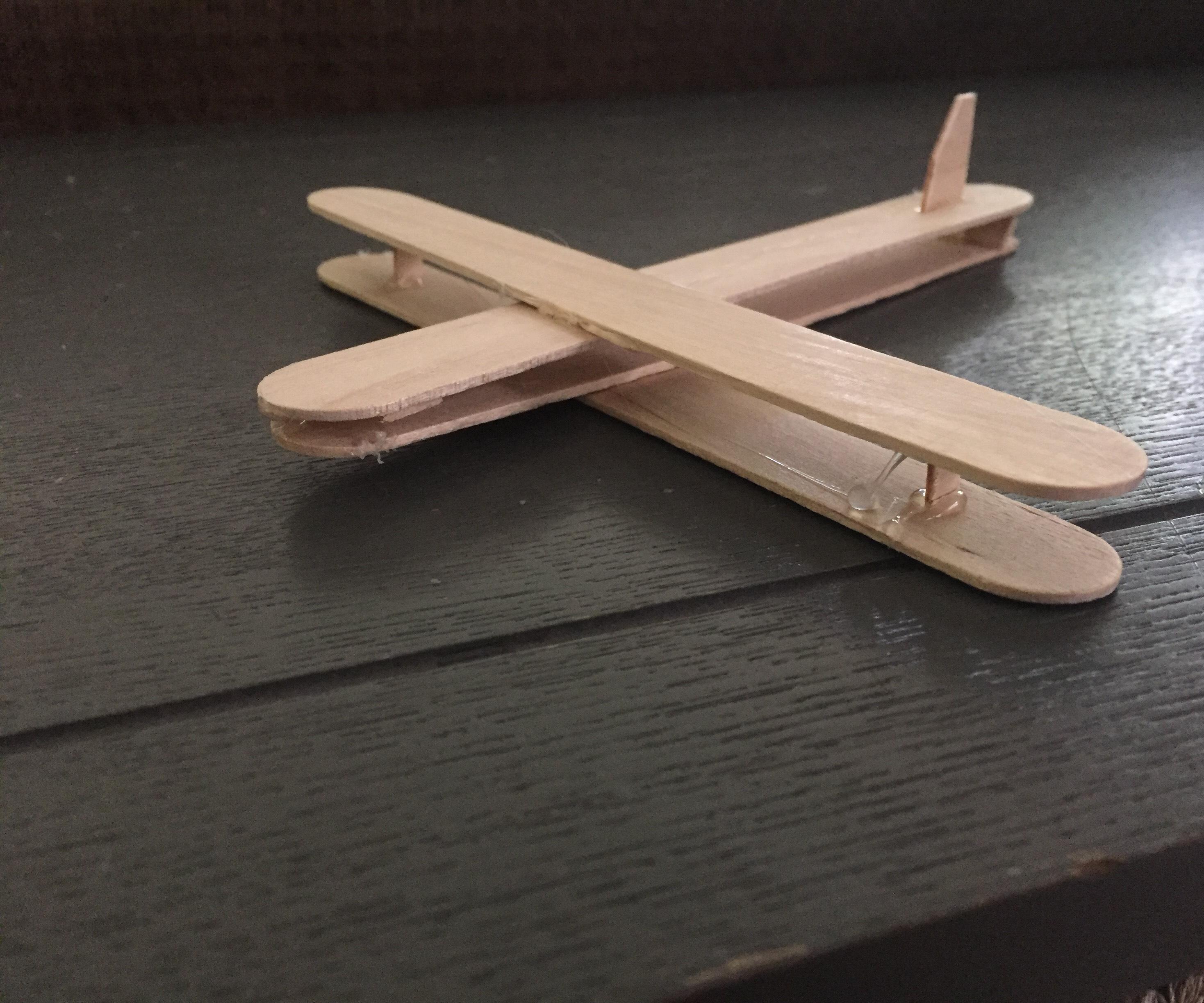 Popsicle Stick Airplane