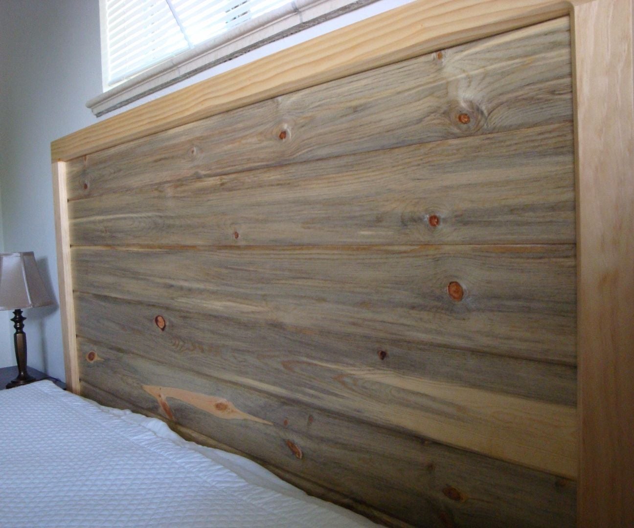 Beetle Kill Pine Headboard (and Frame)