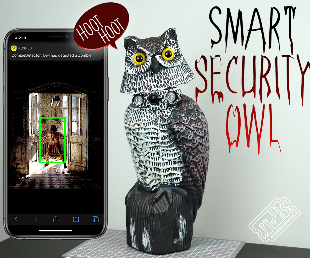 Zombie Detecting Smart Security Owl (Deep Learning)