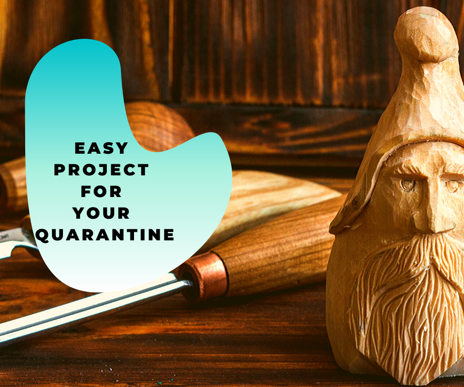 Wood Spirit Carving Tutorial I Easy Wood Carving Project for Your Quarantine