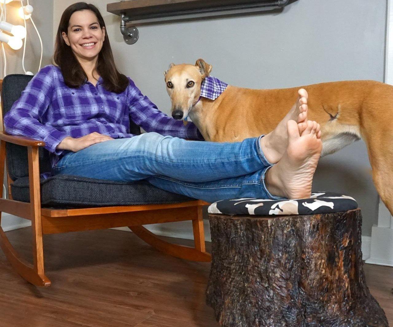  DIY Stump Foot Rest With Hidden Compartment