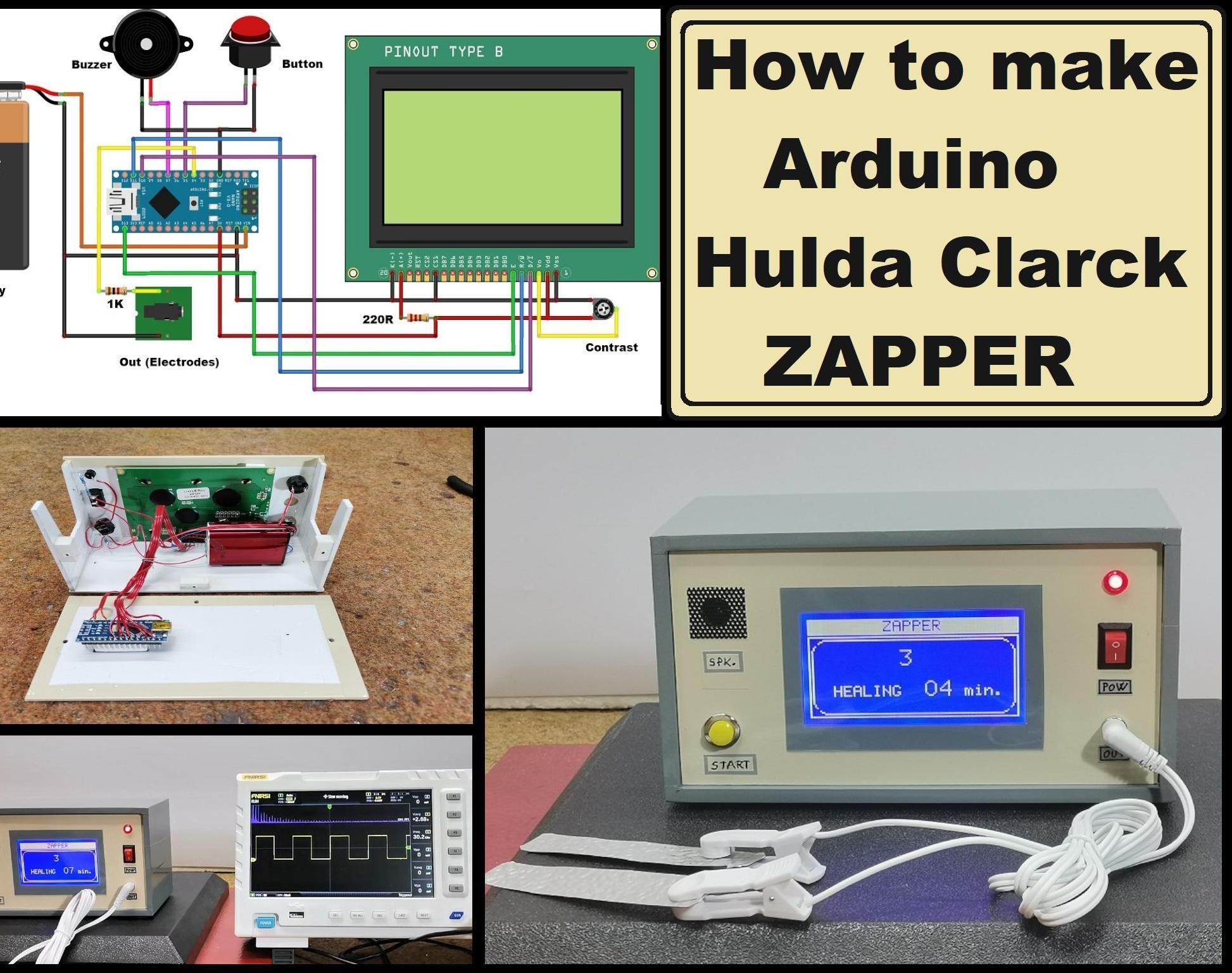 Simple Arduino Hulda Clark ZAPPER With Timer Function