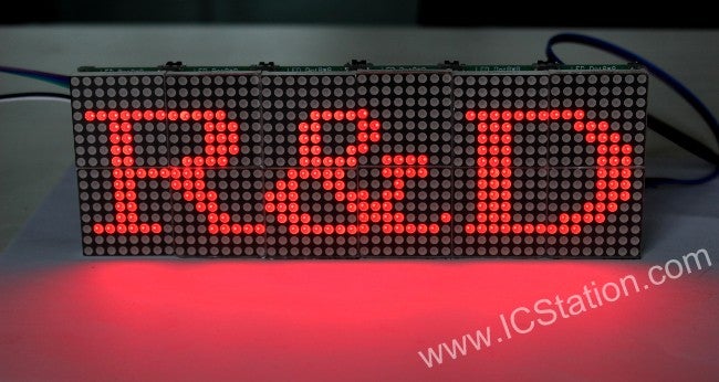 DIY LED Sign With MAX7219 Dot Matrix Module STM8S003F3 MCU for AVR PIC MSP430 Arduino ARM STM32