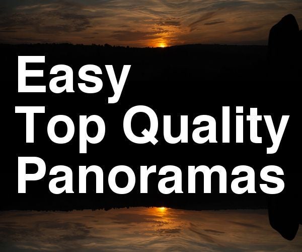 Seamless Panoramic Photos Using Any Camera and Free Software