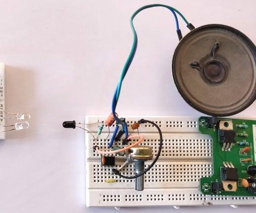 Infrared Wireless Audio Transceiver Circuit