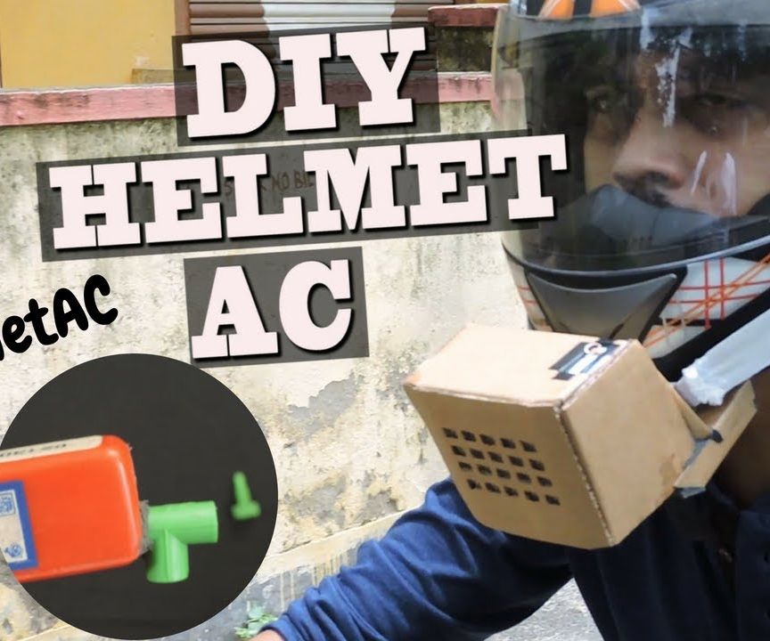 DIY Helmet Cooler