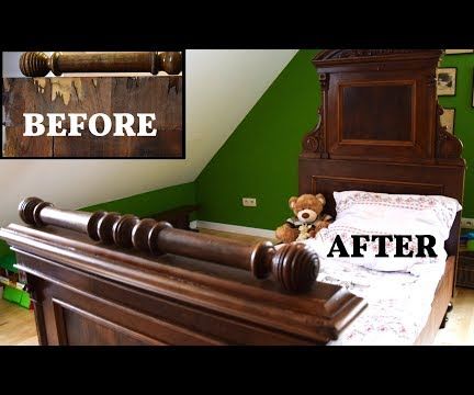 Furniture Renovation (shabby Antique Bed As an Example)