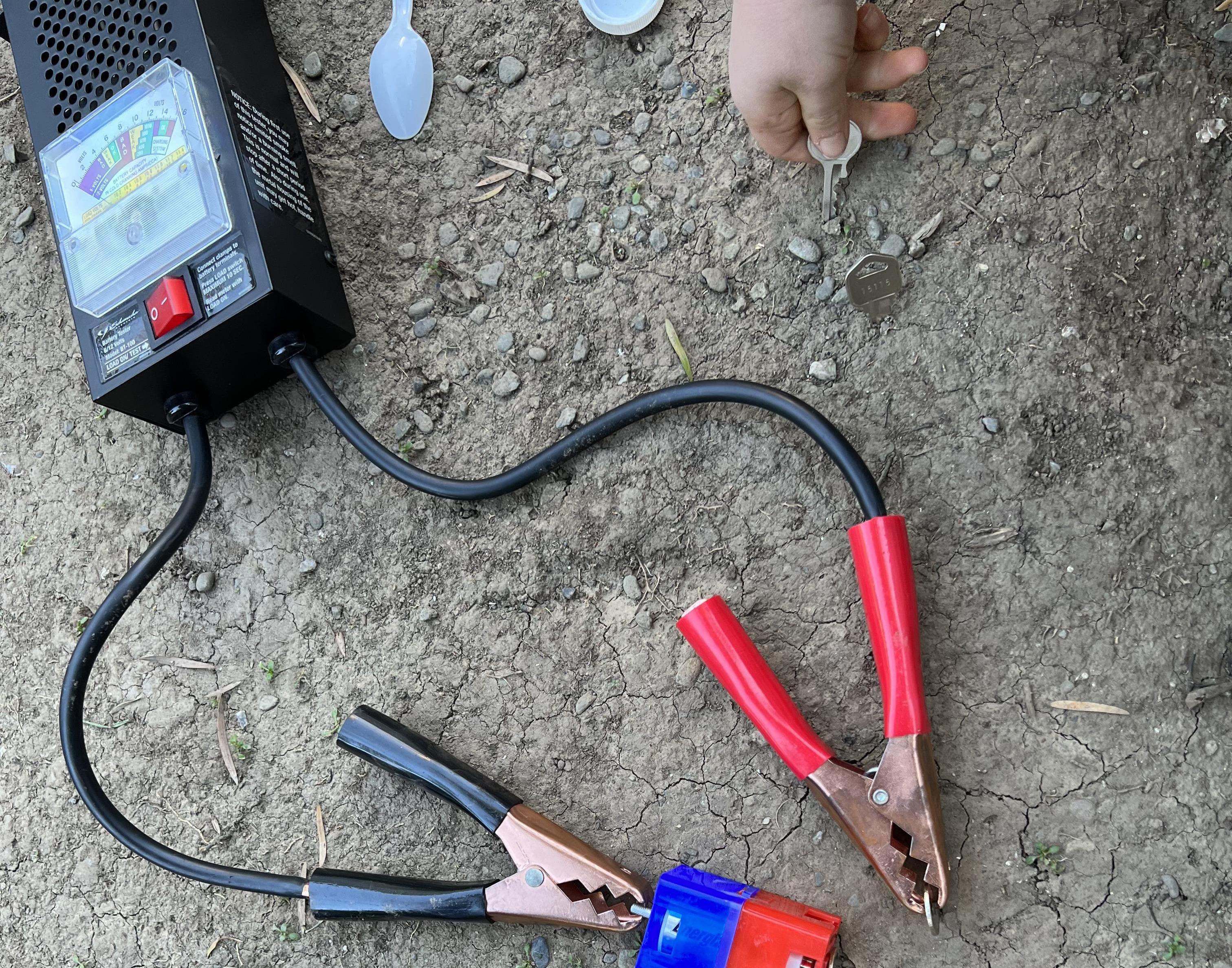 Electronic Heavy Metal Test for Dry Soil