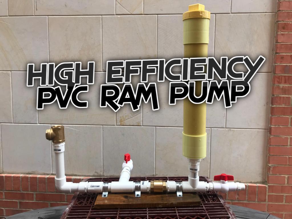 High Efficiency PVC Ram Pump