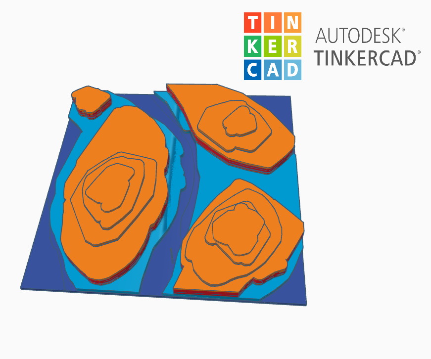 How to Make Contour Map With Tinkercad