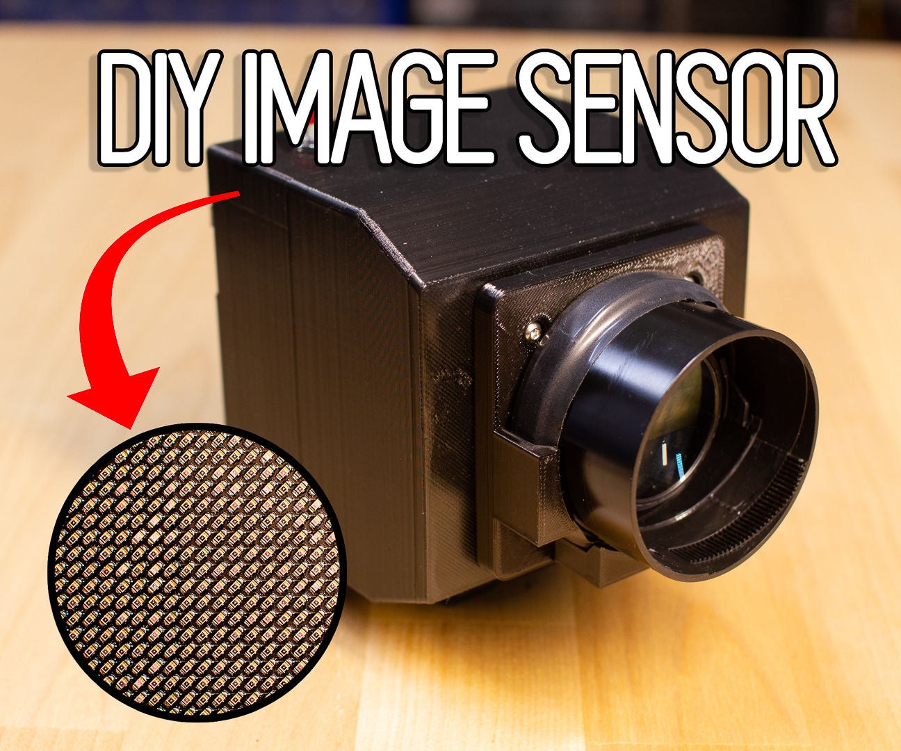 DIY Image Sensor and Digital Camera