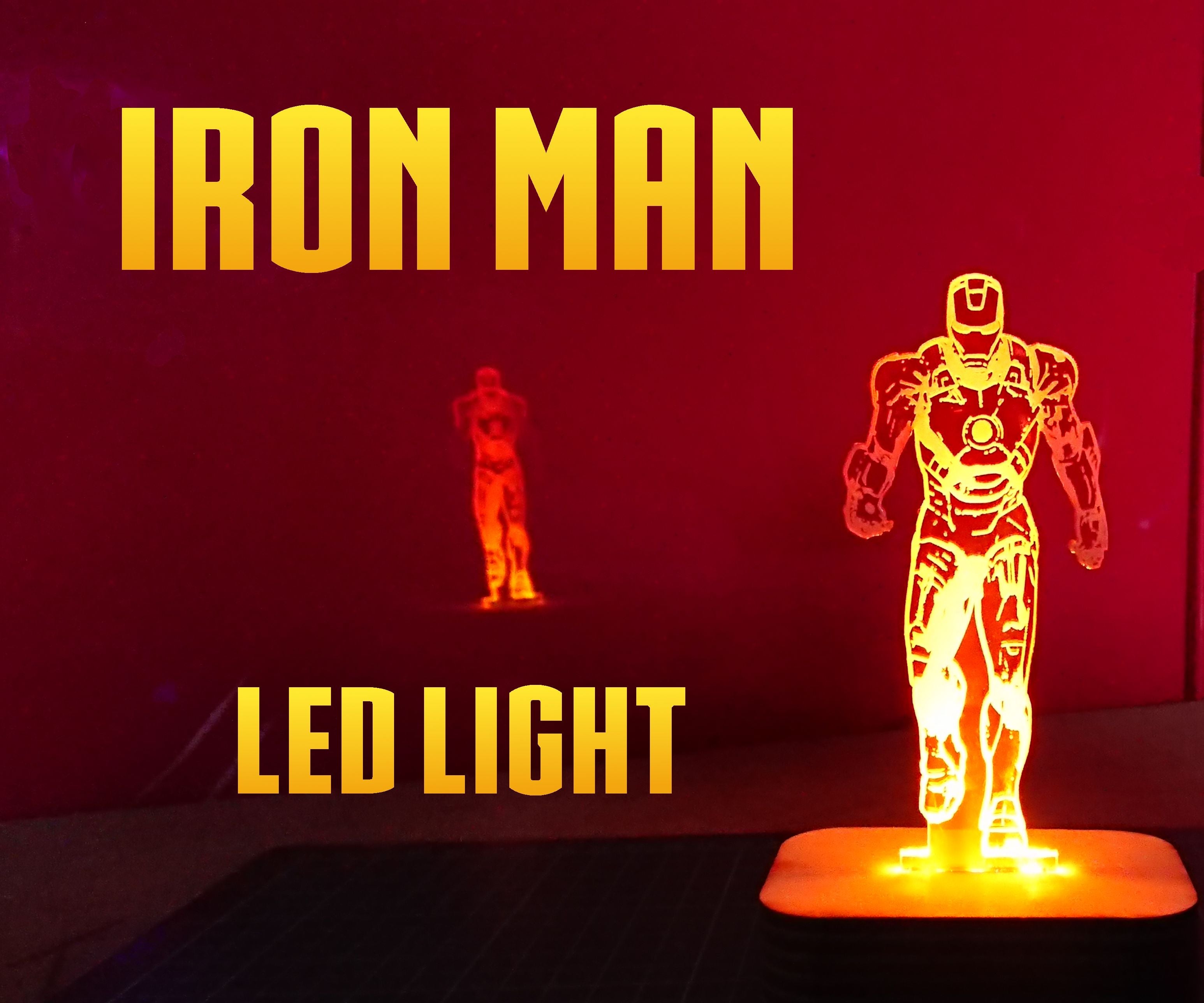 Iron Man Led Light