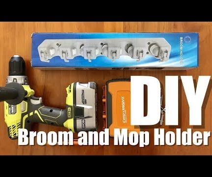 DIY - Broom and Mop Holder