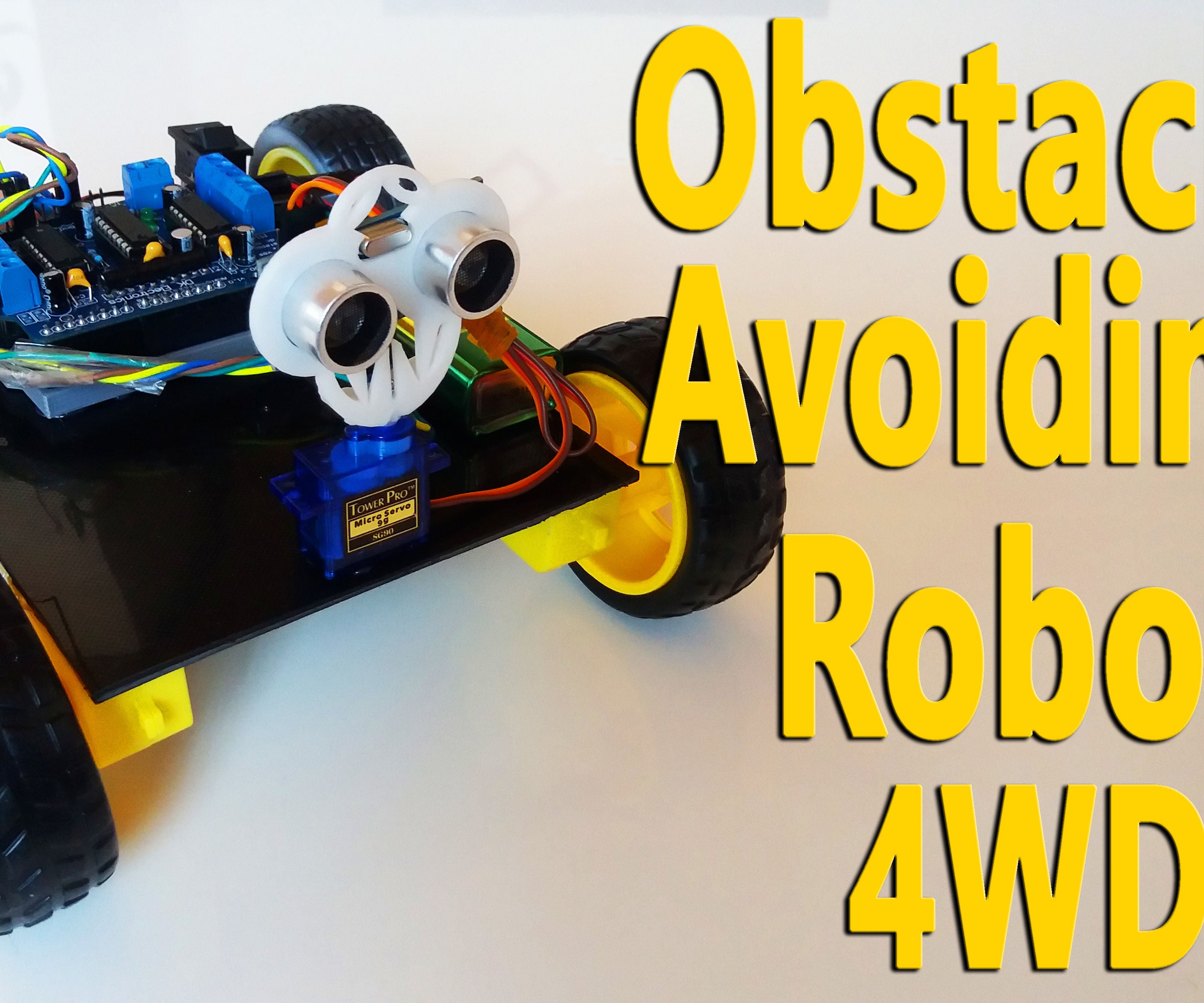 Arduino - Obstacle Avoiding Robot 4WD