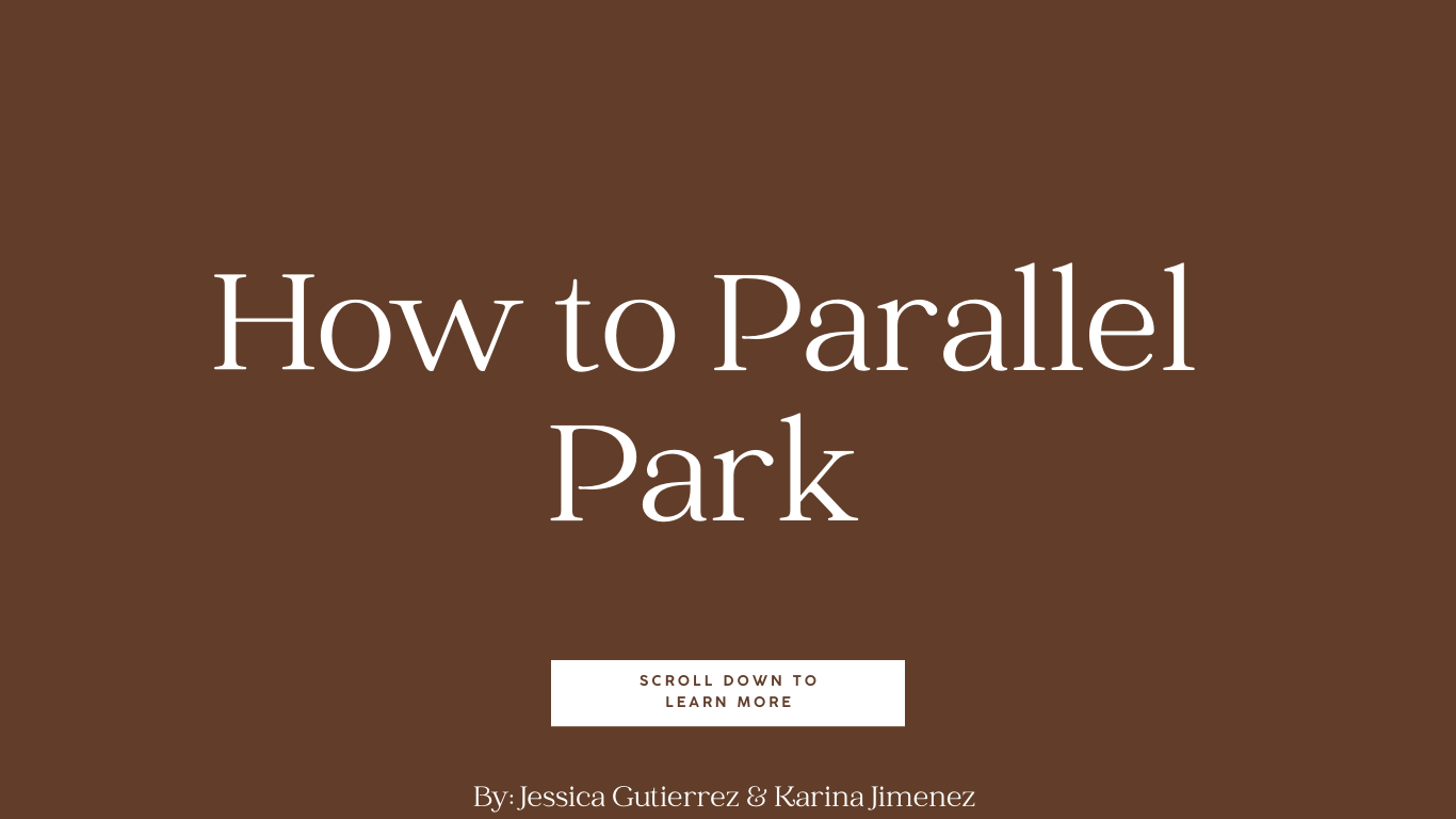 How to Parallel Park