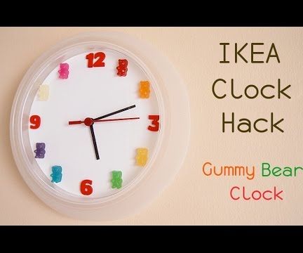 IKEA Clock Hack : Gummy Bear Clock