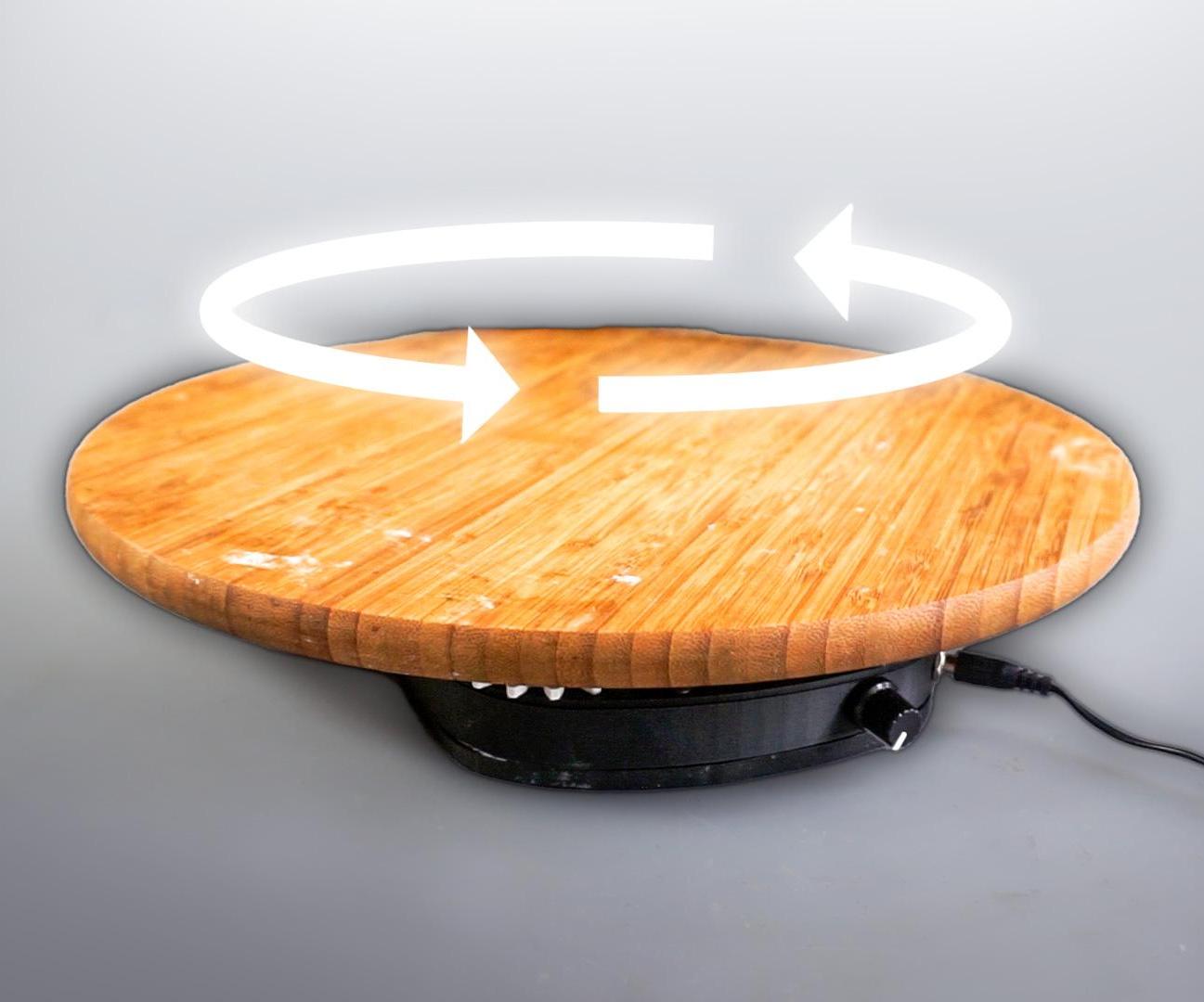 How to Make a Motorized Lazy Susan With a Secret