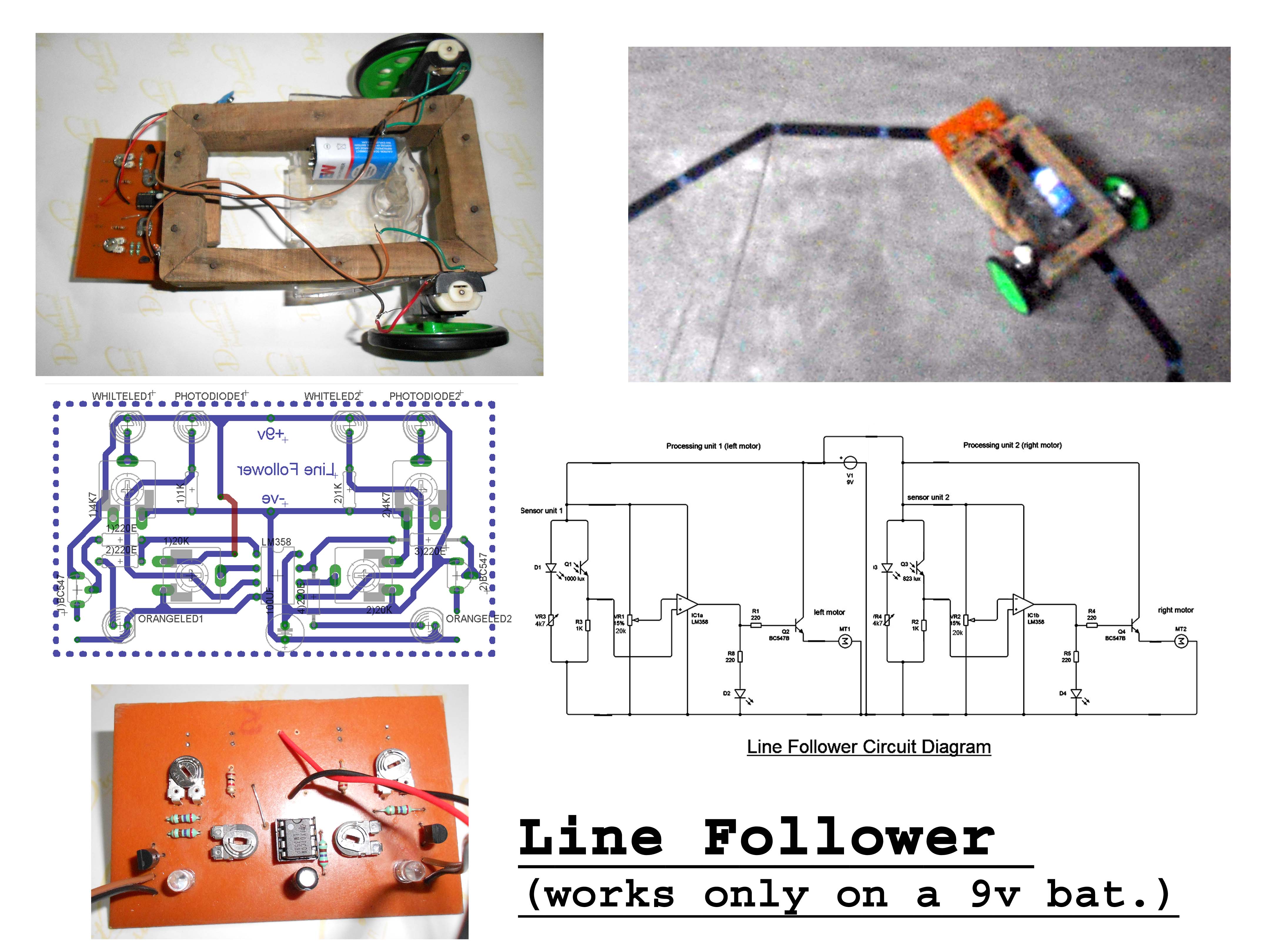 Simplest Line Follower Robot