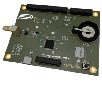 Radio-based Telemetry Receiver PCB