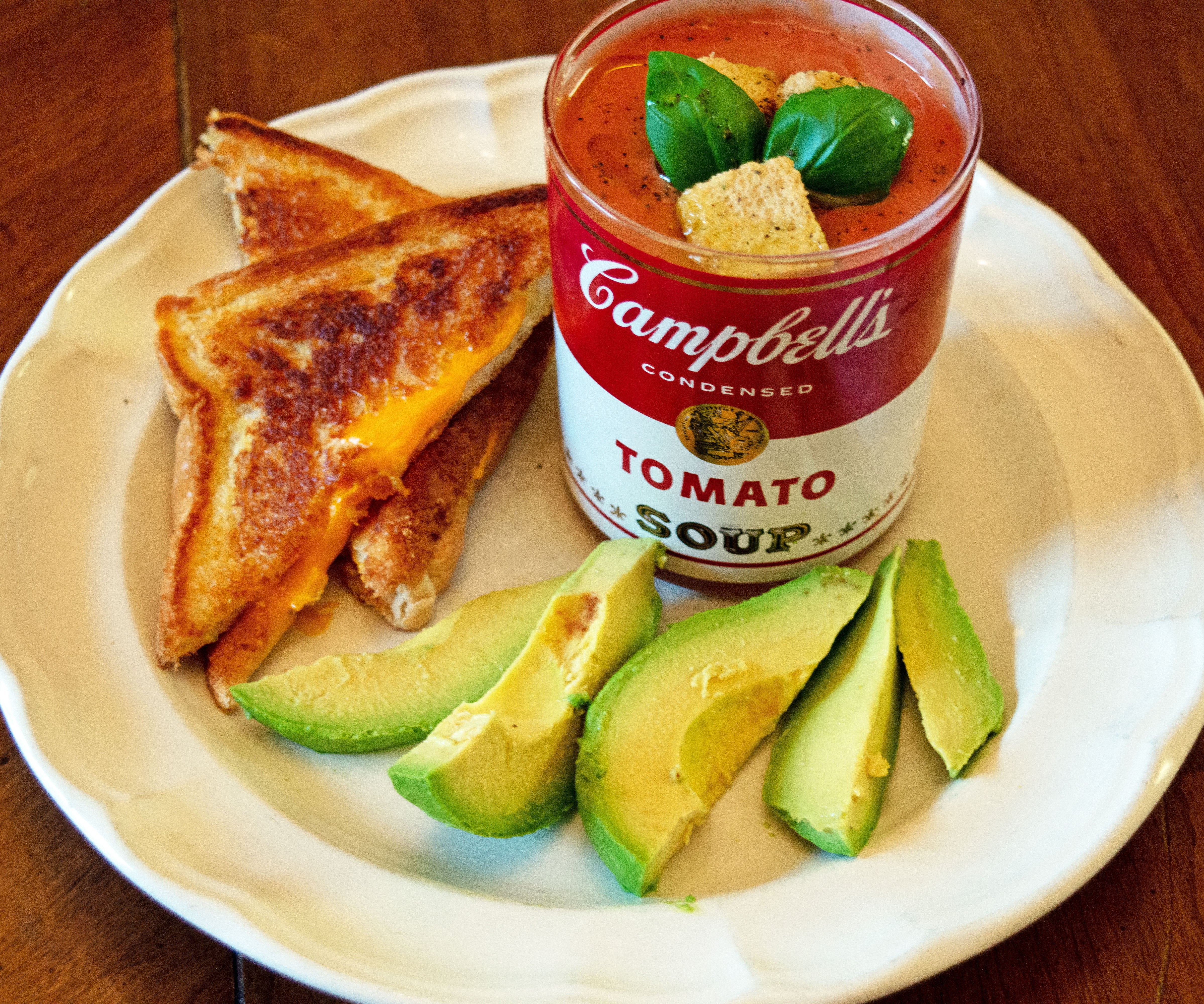 Hacked Grilled Cheese & Elevated Tomato Soup