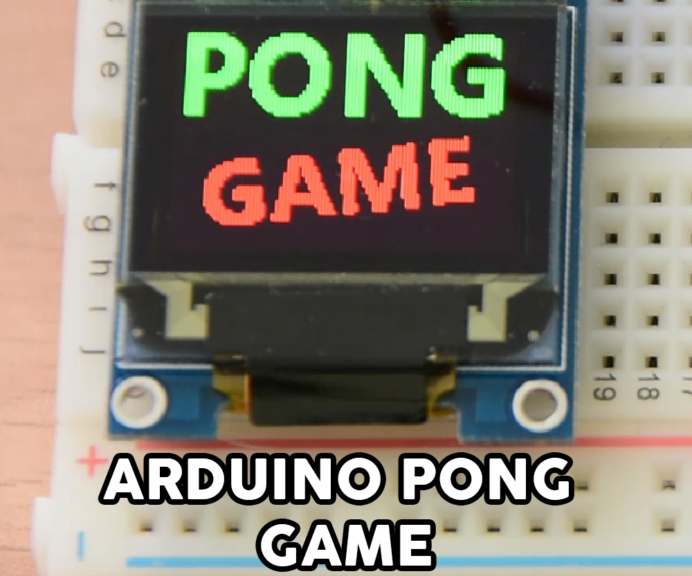 Arduino Pong Game - OLED Display