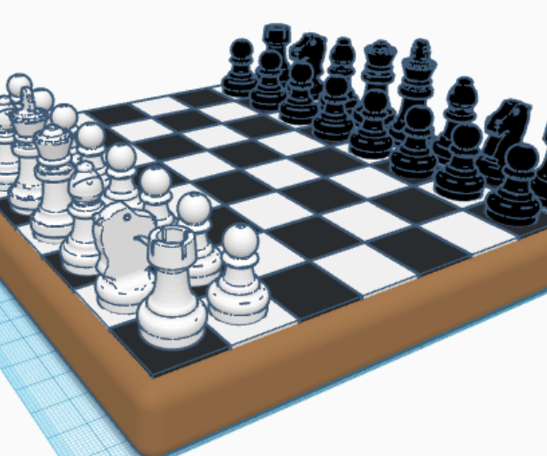 3D Printable Chess Board