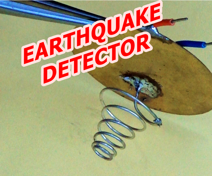 Single Transistor Earthquake Detector