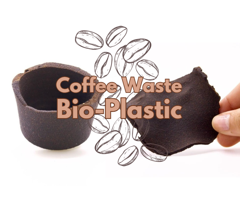 From Waste to Material - Used Coffee Grounds BioPlastic!