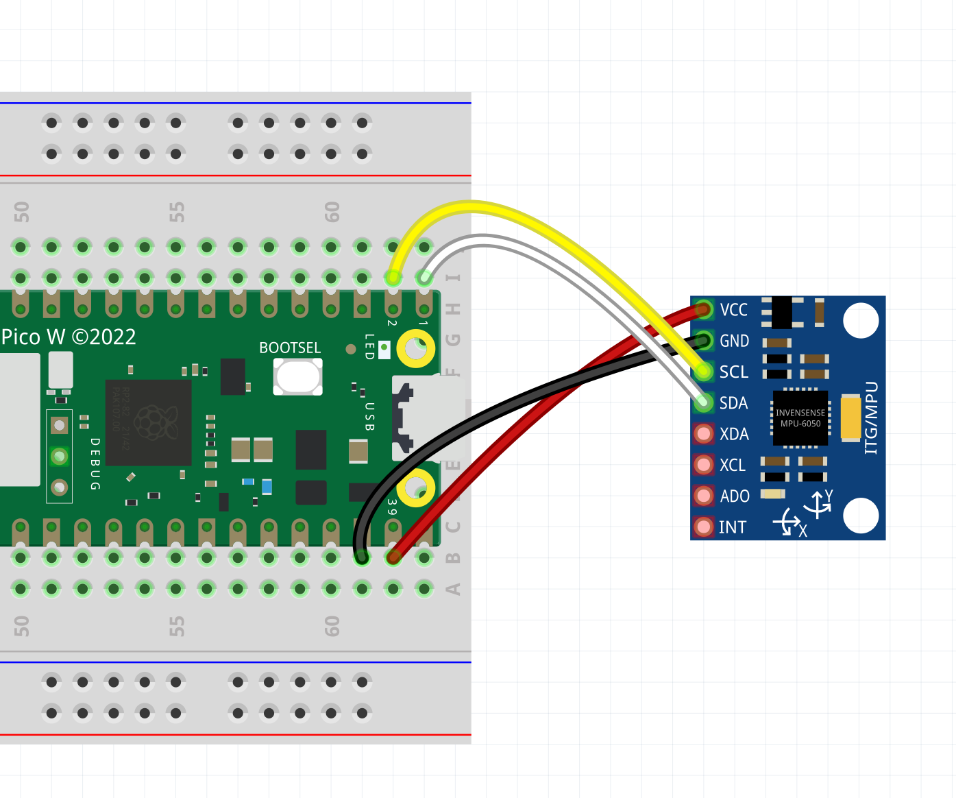 How to Use MPU6050 With Raspberry Pi Pico or Pico W