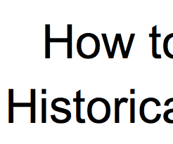 History Research Project