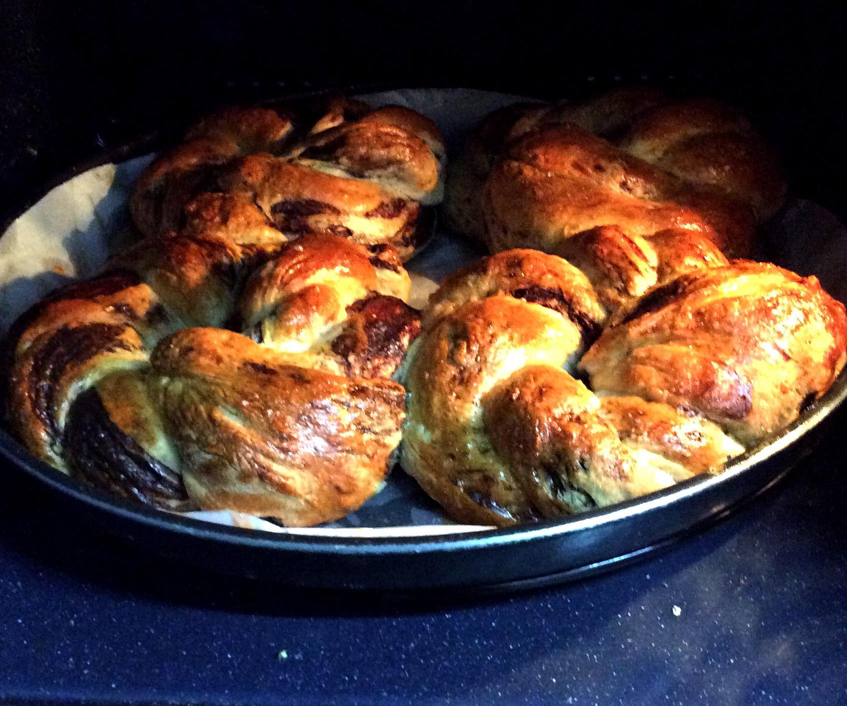 Chocolate Filled Braided Bread