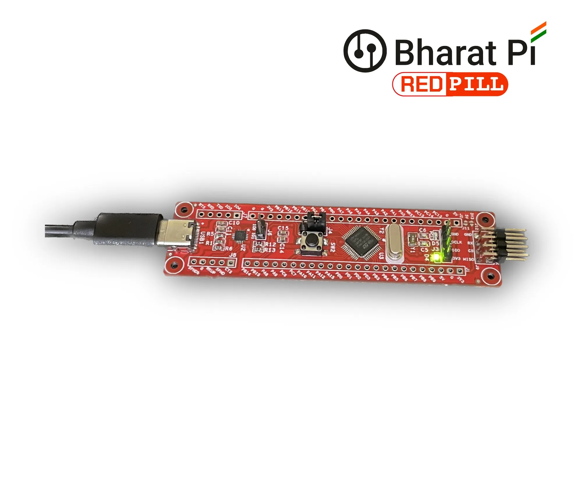 Bharat Pi 'Redpill' and STMCUBE IDE Integration for Blynk LED Control