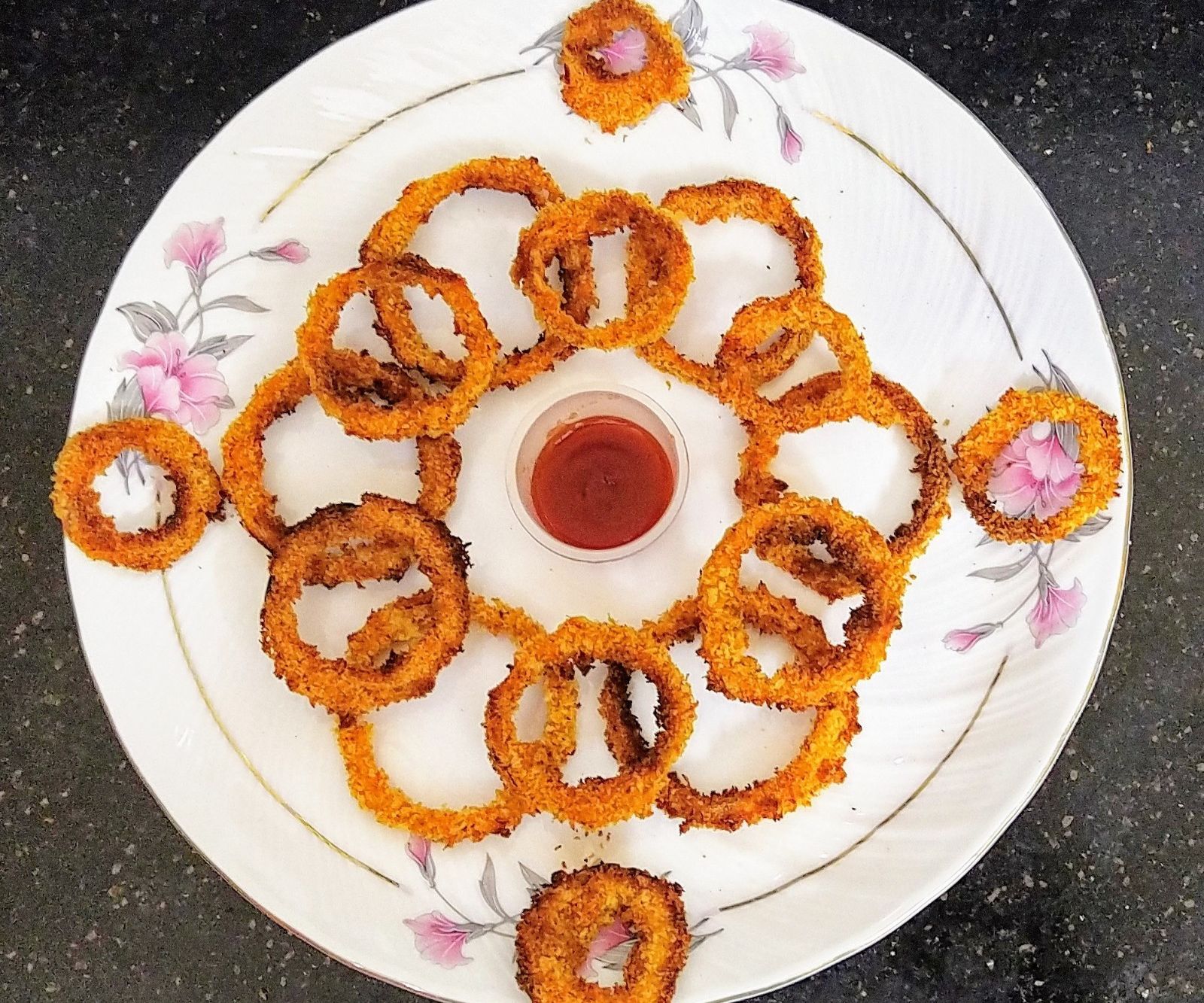 Crispy Oven Baked Onion Rings