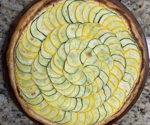 Zucchini and Squash Galette