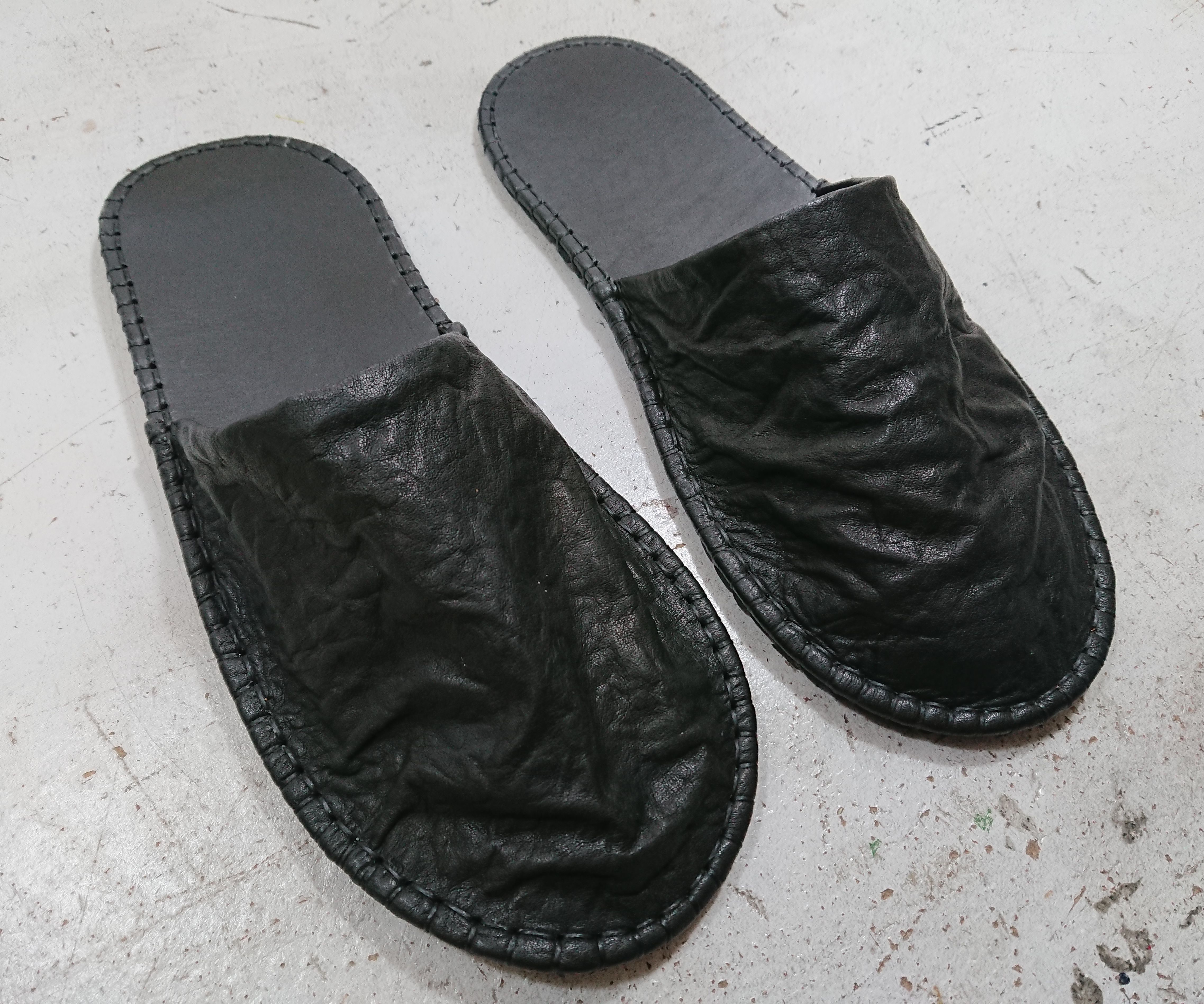 Making Leather Slippers