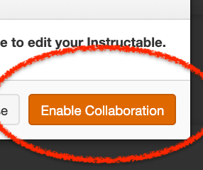 Add Collaborator on Instructables