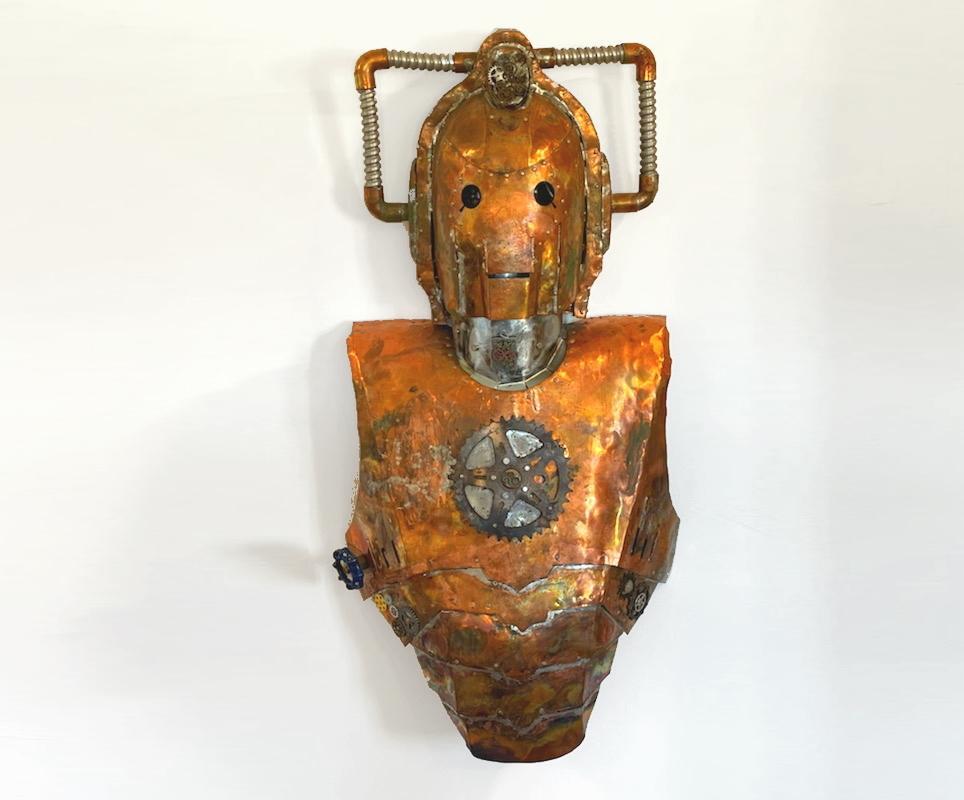 Make a Steampunk Cyberman Out of a Sheet of Copper