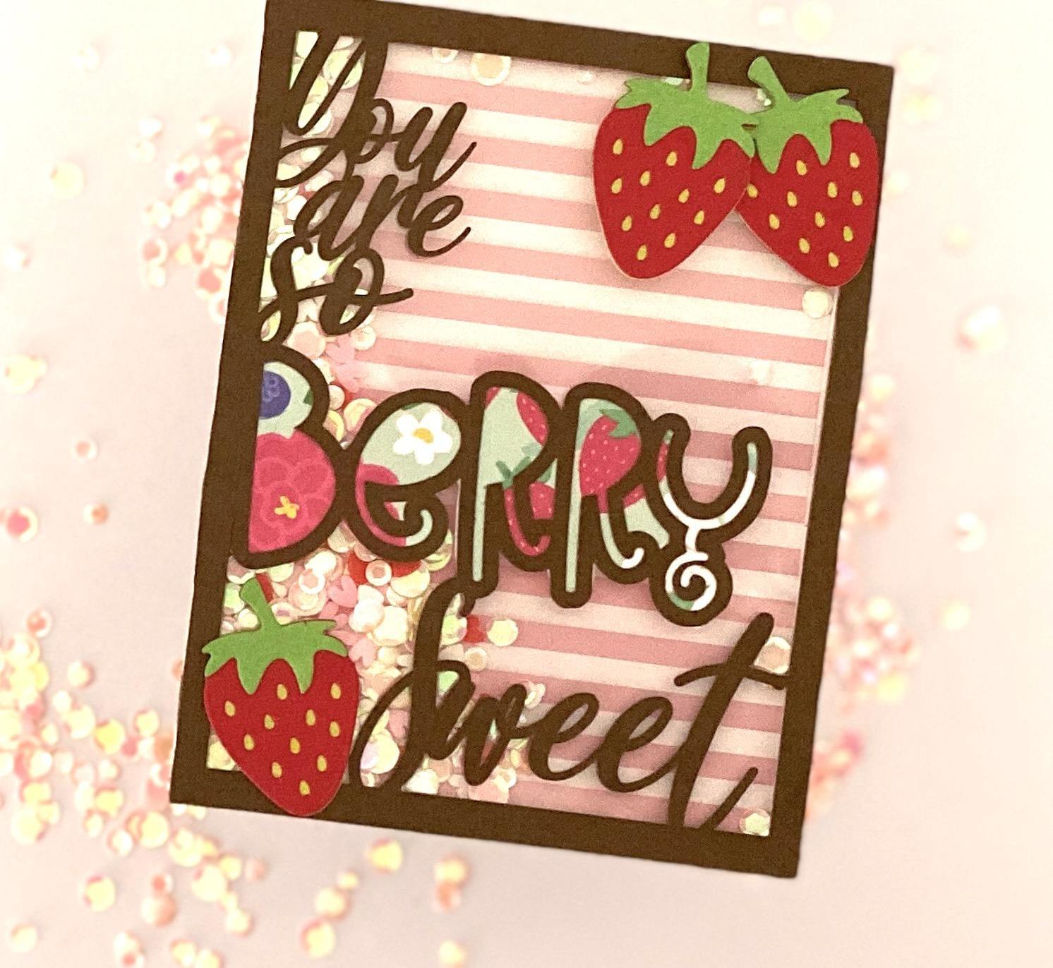 Berry Sweet Shaker Card