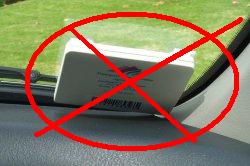 Hiding Your FasTrak, EZ-Pass, or Other Toll Tag in Your Car