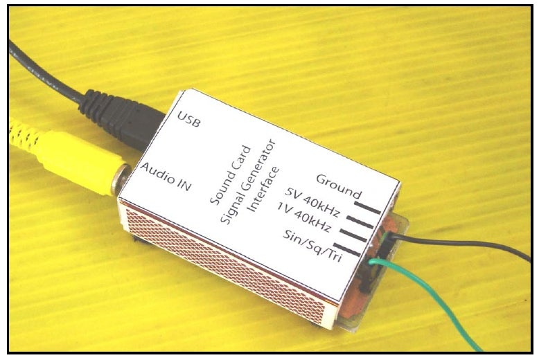 PC Sound-Card Signal-Generator-Interface