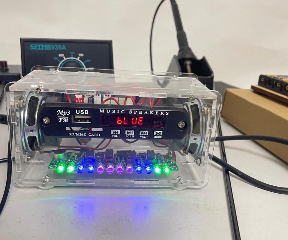 MiOYOOW DIY Electronics Kit Ḅḷueṭooṭḥ Speaker With FṂ Radio