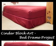 Cinder Block Bed Frame / Storage Bed