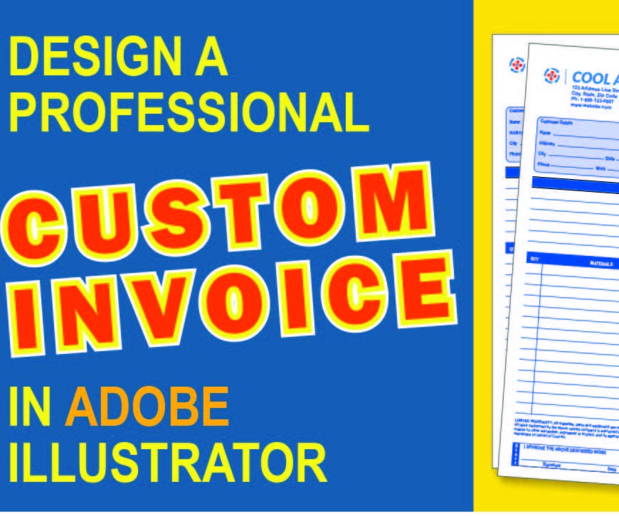 How to Make a Contractor Invoice Form Using Adobe Illustrator