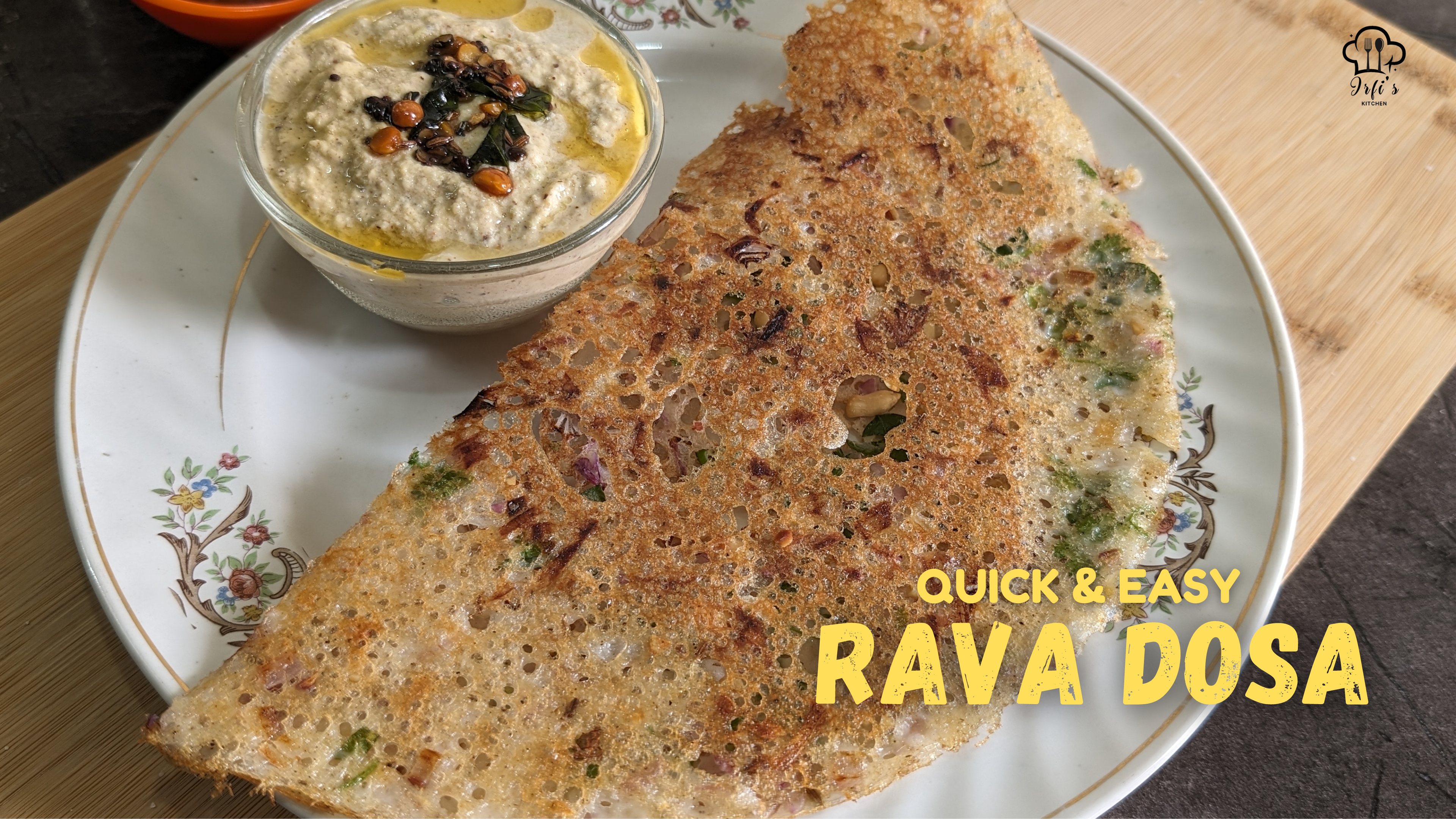 Rava Dosa Recipe