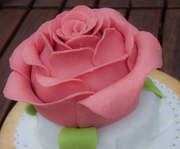 Giant Rose Cake