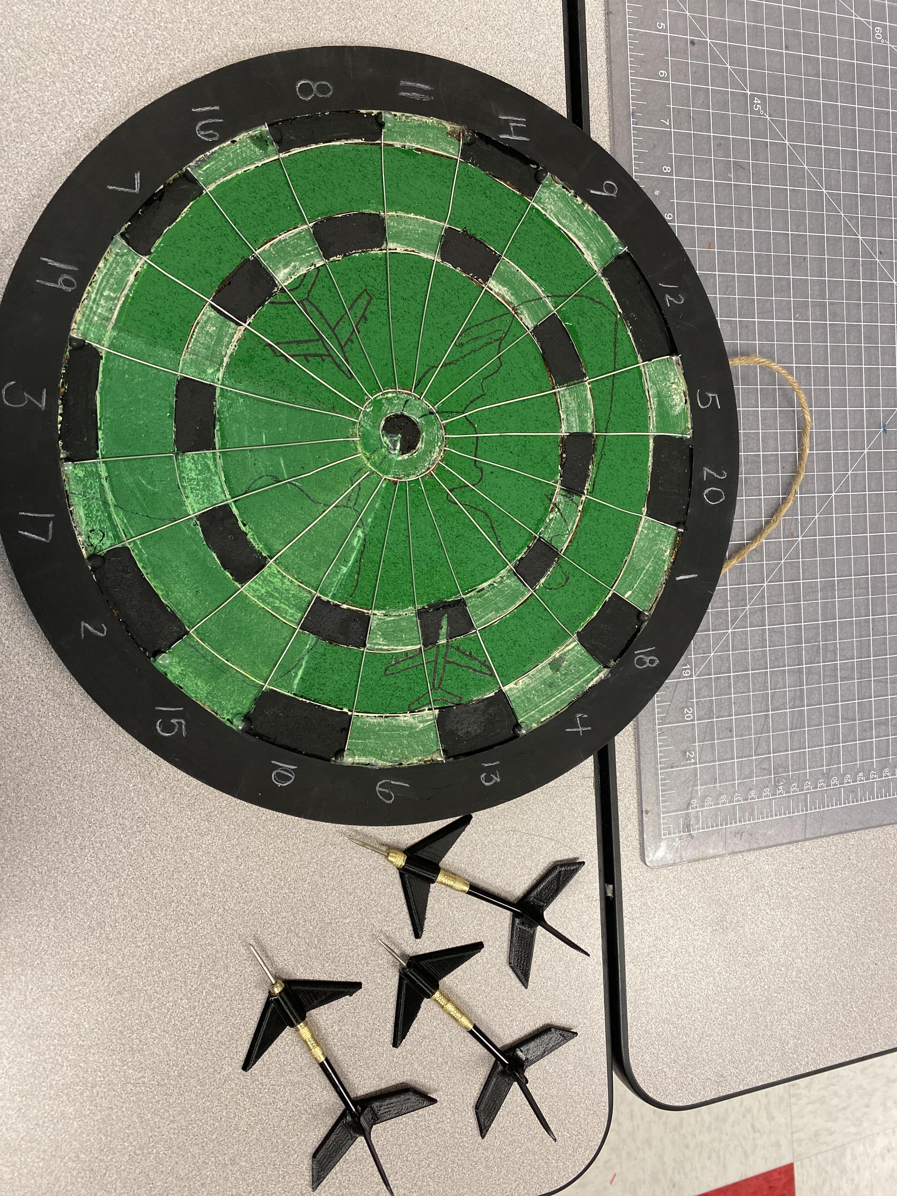 Airplane Radar Dartboard